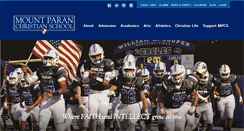 Desktop Screenshot of mtparanschool.com